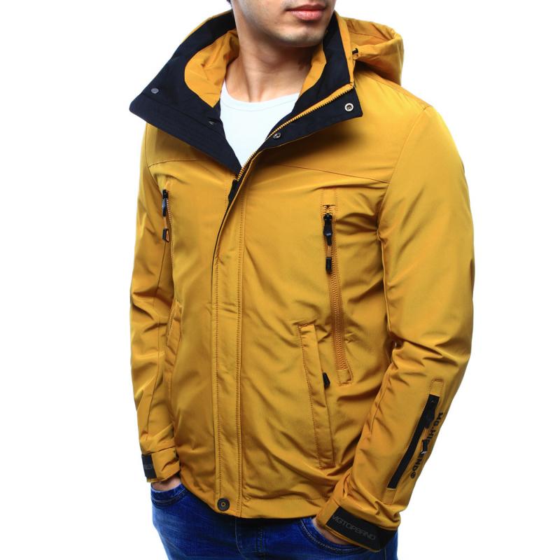 Férfi kabát kapucnival átmeneti sárga | manCLOTHES.hu Férfi kabát átmeneti sárga | manCLOTHES.hu