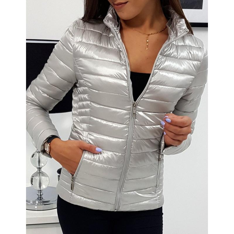 Női steppelt kabát PIERRE ezüst | manCLOTHES.hu Női steppelt kabát PIERRE ezüst | manCLOTHES.hu