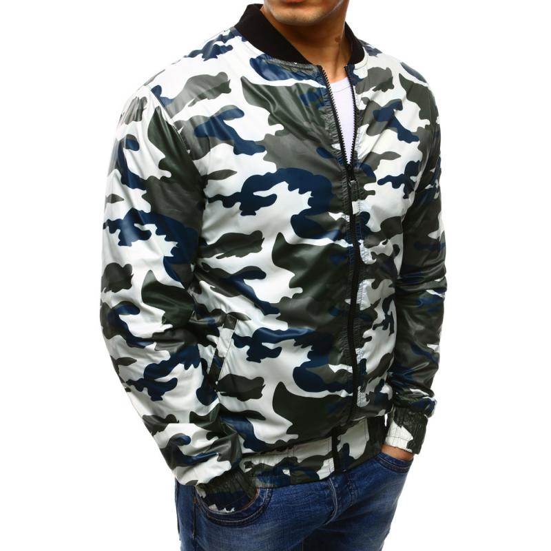 Stílusos férfi kabát álcázómintázat fehér | manCLOTHES.hu Férfi kabát, fehér TX3245 | manCLOTHES.hu