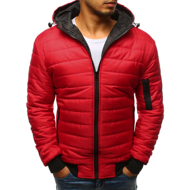 Férfi Style steppelt kabát bomber dzseki piros | manCLOTHES.hu Piros széldzseki Kabátok