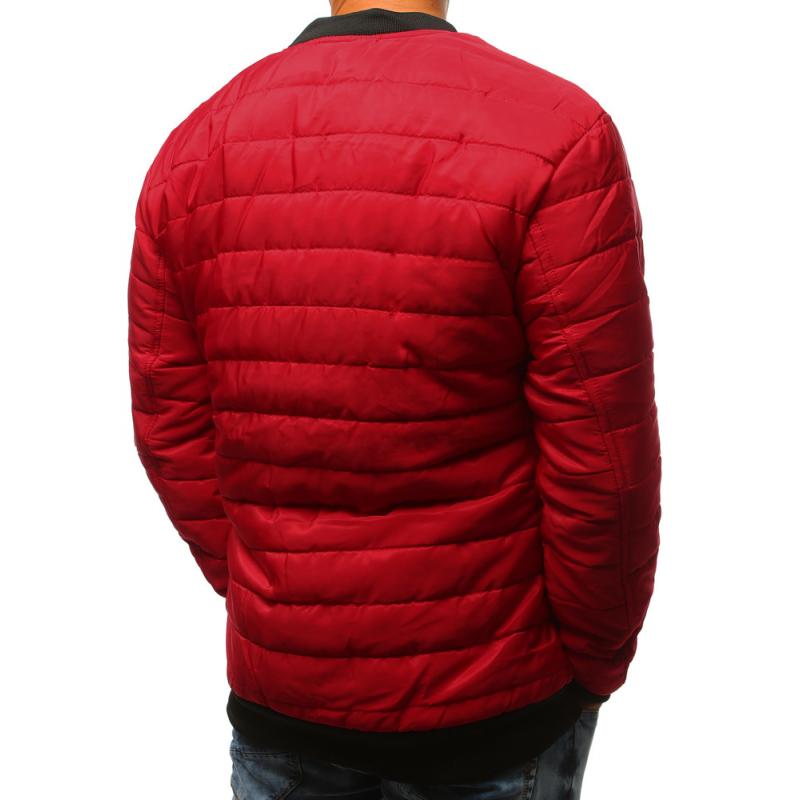 Férfi Style steppelt kabát bomber dzseki piros | manCLOTHES.hu STYLE férfi dzseki, steppelt kabát bomber bordó | manCLOTHES.hu