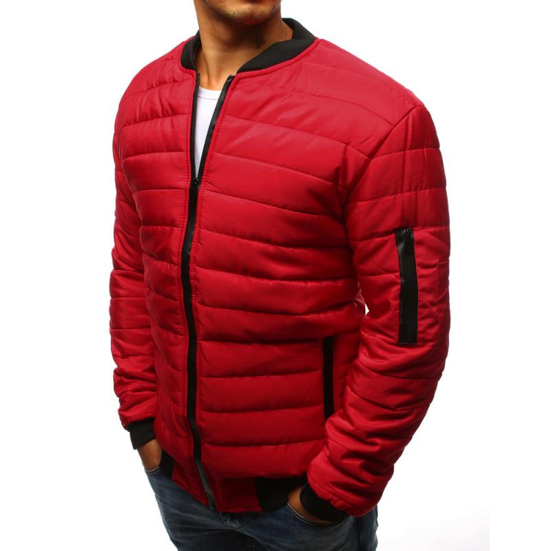 Férfi Style steppelt kabát bomber dzseki piros | manCLOTHES.hu STYLE férfi dzseki, steppelt kabát bomber bordó | manCLOTHES.hu