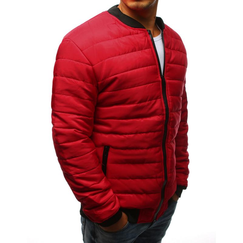 Férfi Style steppelt kabát bomber dzseki piros | manCLOTHES.hu STYLE férfi dzseki, steppelt kabát bomber bordó | manCLOTHES.hu
