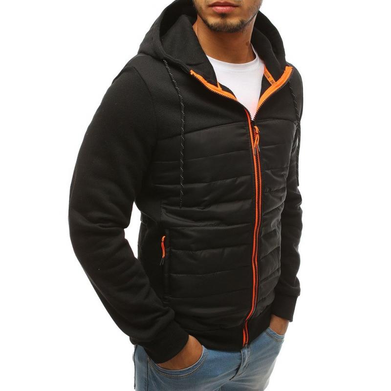 TAVASZI Férfi fekete steppelt kabát átmeneti | manCLOTHES.hu Férfi fekete farmerdzseki | manCLOTHES.hu