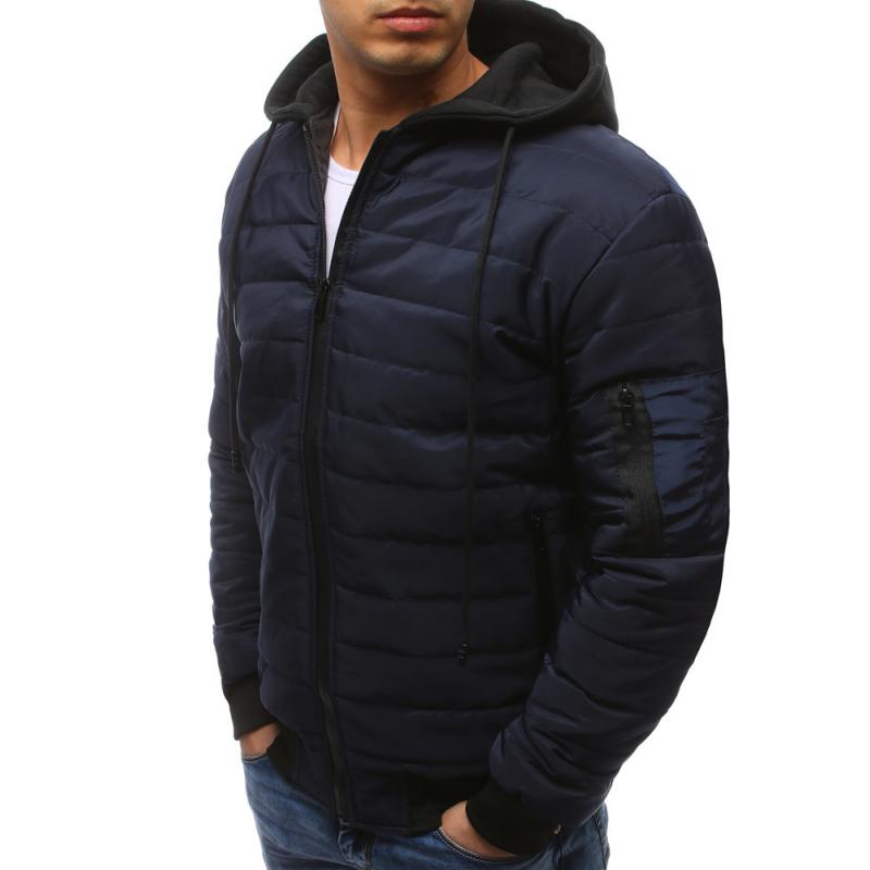 Férfi steppelt kabát bomber dzseki sötétkék | manCLOTHES.hu STYLE férfi dzseki, steppelt kabát bomber kék | manCLOTHES.hu
