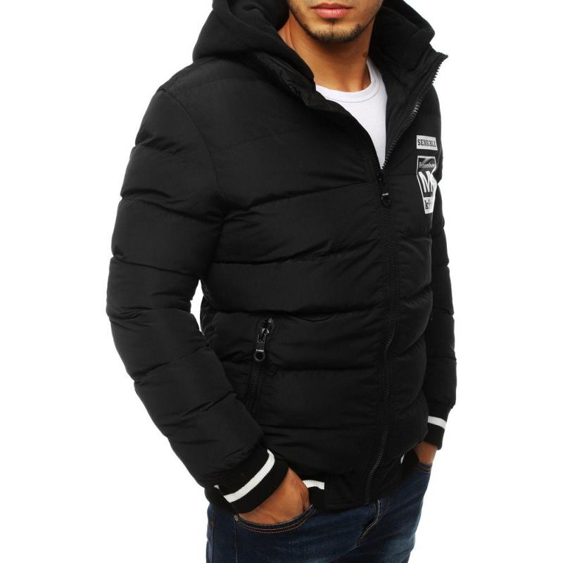 STYLE férfi dzseki bomber dzseki bélelt steppelt kapucnis Férfi bomber dzseki, világoskék | manCLOTHES.hu