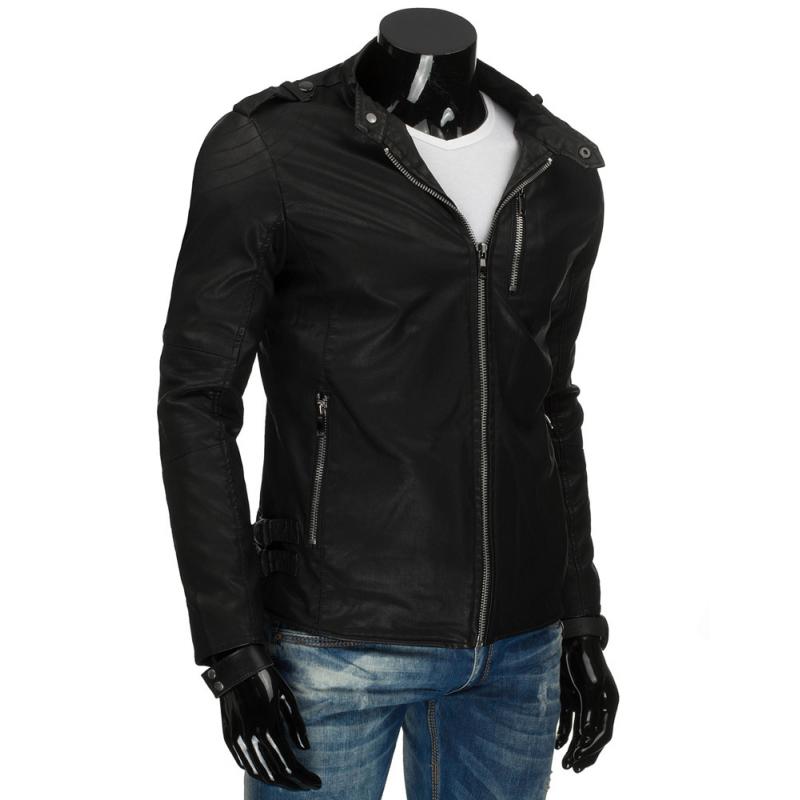 Férfi fekete bőrkabát | manCLOTHES.hu Fekete férfi bőrkabát | manCLOTHES.hu