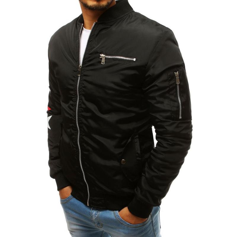TAVASZI férfi dzseki fekete bombázó dzseki | manCLOTHES.hu TAVASZI férfi dzseki fekete bombázó dzseki | manCLOTHES.hu