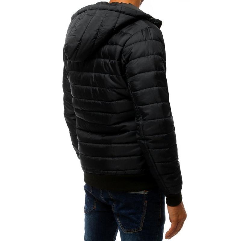 TAVASZI férfi dzseki, steppelt kabát fekete bombázó TAVASZI férfi dzseki fekete bombázó dzseki | manCLOTHES.hu