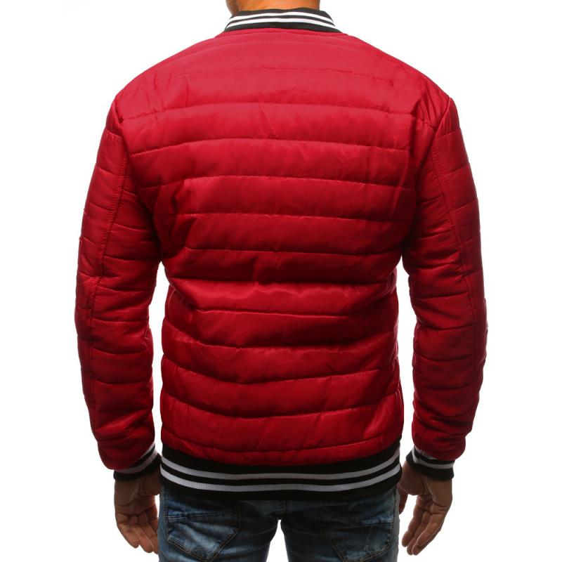Férfi Style steppelt kabát bomber dzseki piros | manCLOTHES.hu STYLE férfi dzseki, steppelt kabát bomber bordó | manCLOTHES.hu