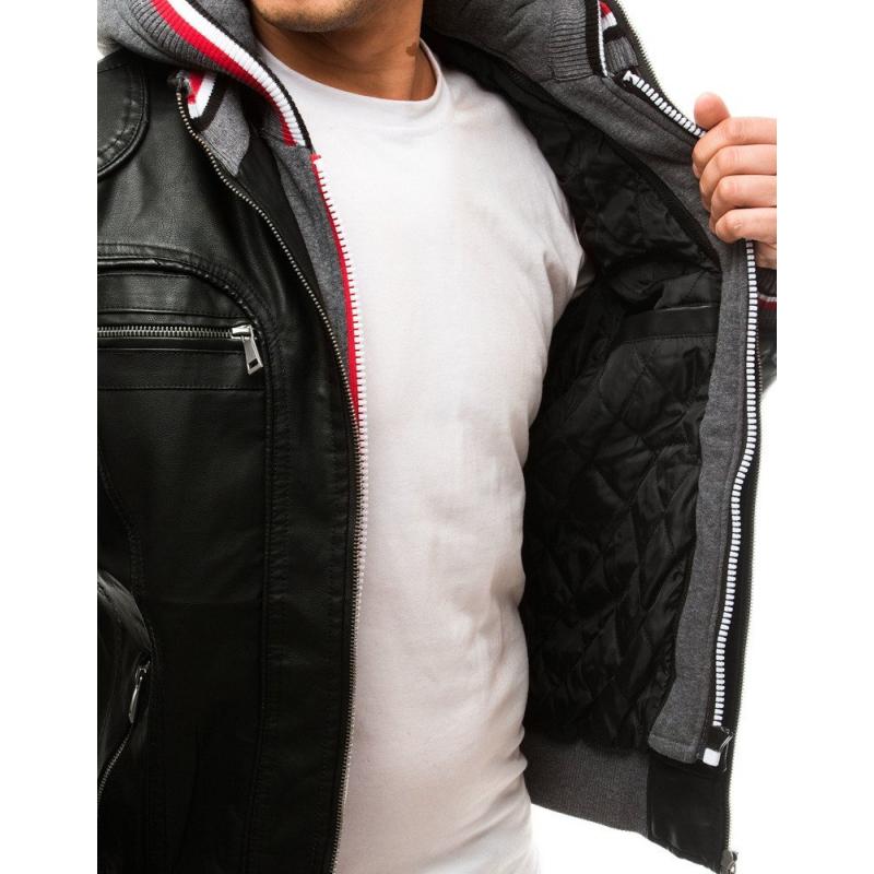 TAVASZI férfi dzseki, fekete műbőr | manCLOTHES.hu TAVASZI férfi dzseki, fekete műbőr | manCLOTHES.hu